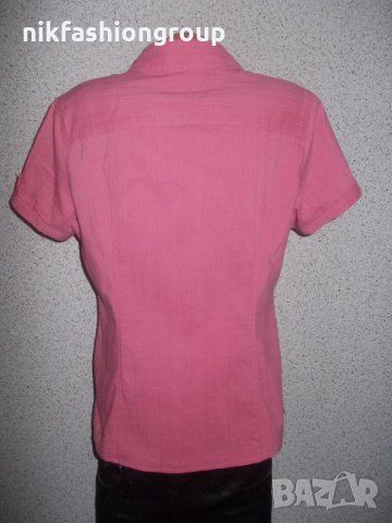 Розова еластична риза, L размер, снимка 3 - Ризи - 25082183
