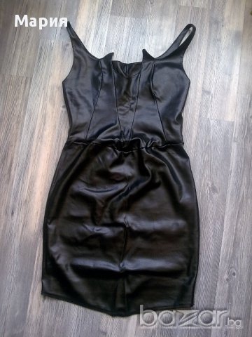 Уникална екстравагантна поръчкова кожена рокля , снимка 2 - Рокли - 10694329