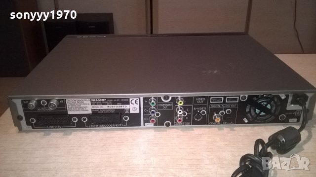 поръчано-sharp dv-hr350s hdd/dvd recorder-внос швеицария, снимка 18 - Плейъри, домашно кино, прожектори - 25039624