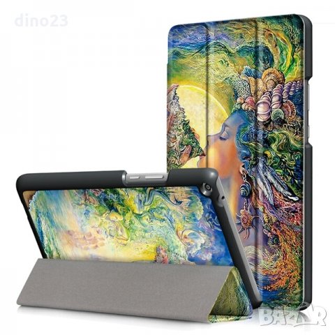 Кожен калъф кейс за таблет Huawei MediaPad T2 7 / T3 7 / T3 9.6 / T5 10.1, снимка 4 - Таблети - 23285425