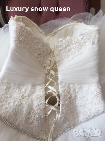 ПРОМО!!! Булчинска  Сватбена рокля Принцеса, снимка 6 - Сватбени рокли - 23042735