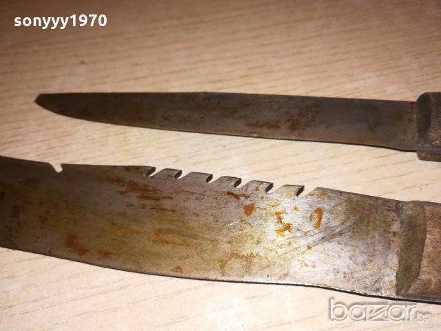 три стари ножа-ретро колекция-37/34/30см, снимка 8 - Колекции - 21073492