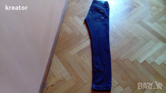 zara man jeans оригинал размер 32 мъжки дънки zara skinny fit вталени тъмно сиви, снимка 8 - Дънки - 22463076