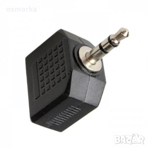 3.5 мм аудио жак разклонител сплитер 3.5 mm за слушалки музика за две слушалки, снимка 4 - Друга електроника - 24319314