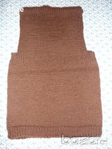 Ново плетено пуловерче, кафяво - ръст до 110 см, снимка 4 - Други - 19992577
