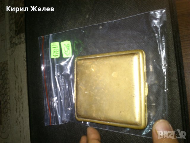 Старинна метална ретро табакера МАРКИРАНА !