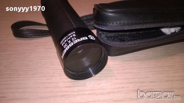 оптика Bresser 12x35 марков монокъл-14/28см-внос швеицария, снимка 8 - Ножове - 15737375