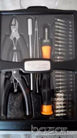 накрайници за отвертки, битове, клещи, пинсета, 32ч, Sprotek, снимка 5 - Куфари с инструменти - 16667171