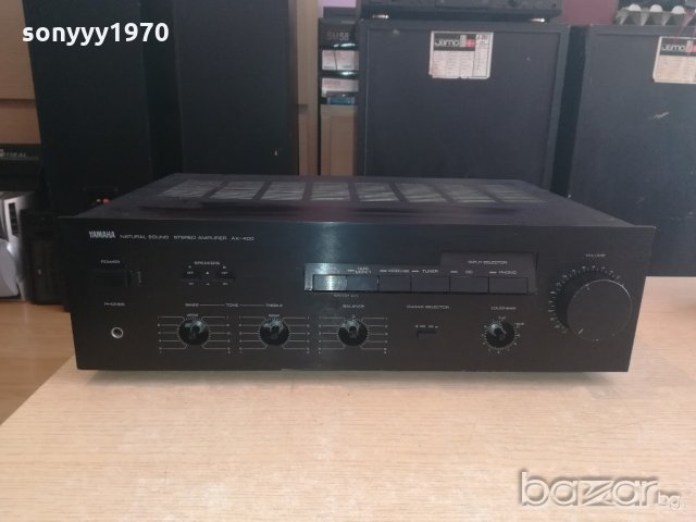 &yamaha ax-400 made in japan-stereo amplifier-внос швеицария, снимка 4 - Ресийвъри, усилватели, смесителни пултове - 20964945