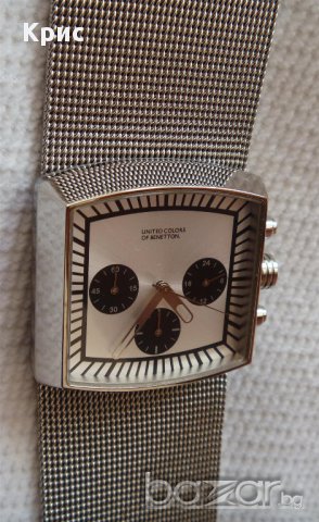 Нов! Ръчен часовник Бенетон UNITED COLORS OF BENЕTTON 7451902035 Хронограф Chronograph, снимка 5 - Мъжки - 12792525