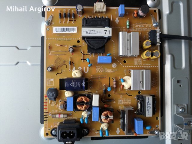 LG43UJ6307-ZA-LJ7 CHASIS-EAX 67209001/1.5/, снимка 5 - Части и Платки - 25341376
