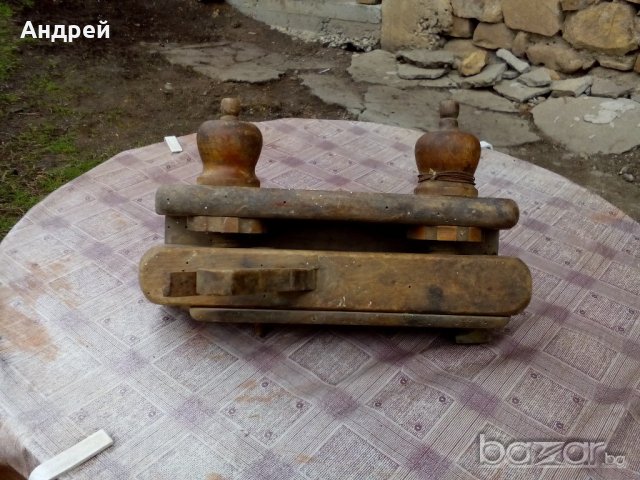 Старинно дърводелско ренде #3, снимка 5 - Антикварни и старинни предмети - 20766373