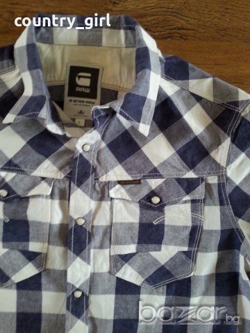 g-star arc 3d slim shirt - страхотна мъжка риза, снимка 2 - Ризи - 21196088