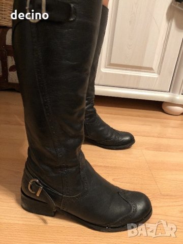 Дамски ботуши естествена кожа, снимка 4 - Дамски ботуши - 23501922