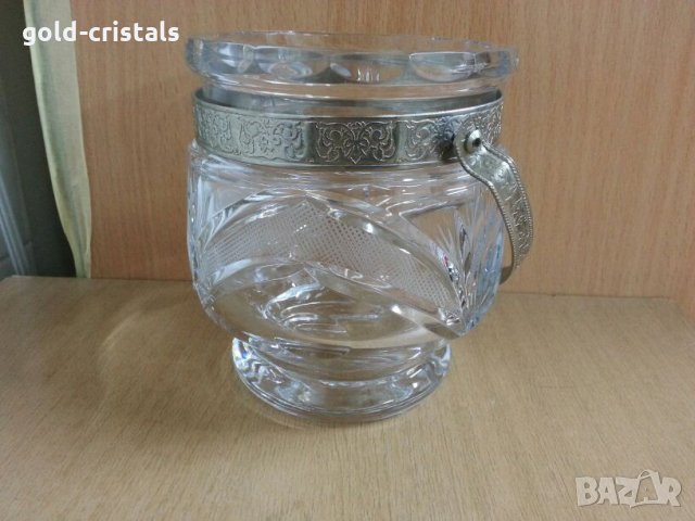 Кристална ледарка купа , снимка 5 - Антикварни и старинни предмети - 23533641