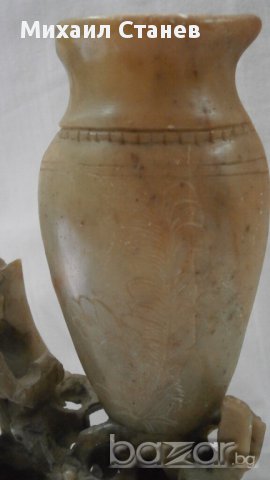 Стенна ваза 19-ти век , сапунен камък , снимка 11 - Антикварни и старинни предмети - 13774010