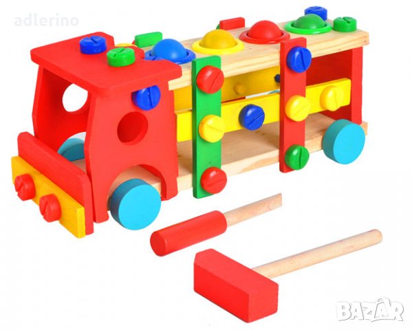 Развиваща игра за деца, 3+, играчка Камионче, направи си сам, снимка 1