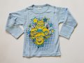 Синя блузка Миньоните - 110 см, снимка 1 - Детски Блузи и туники - 11826704