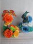 Налични -летящи чаши с цветя от хартия, снимка 1 - Декорация за дома - 18194035