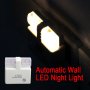 енергоспестяваща лампа осветление с автоматичен сензор при движение нощна светлина LED лампа, снимка 3