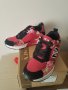 Дамски спортни обувки, маратонки в червено с цветя - нови размер  38 , снимка 3