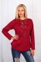 дамска блуза, снимка 1 - Блузи с дълъг ръкав и пуловери - 20552576