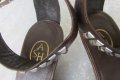 НОВИ шик дамски сандали , летни обувки N - 37 - 38 ASH® original, 3x 100% естествена кожа, снимка 3