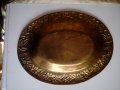 стара бронзова табла,поднос, снимка 3