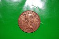 1 пени Великобритания 1965,голяма монета, снимка 2
