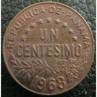 1 центесимо 1968, Панама, снимка 2 - Нумизматика и бонистика - 12036758