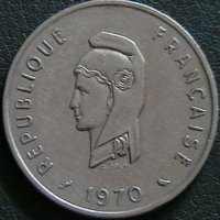 50 франка 1970, Афар и Иса, снимка 2 - Нумизматика и бонистика - 26015328