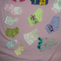 Тънки бебешки чорапки за 3-6-9 месеца, снимка 2 - Други - 18937077