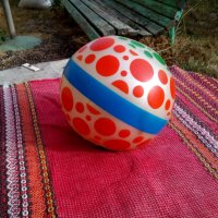Стара детска топка #5, снимка 1 - Антикварни и старинни предмети - 23275259