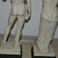 Италиански винтидж скулптури на Венера Милоска и Давид на Микеланджело, снимка 16 - Антикварни и старинни предмети - 26130591