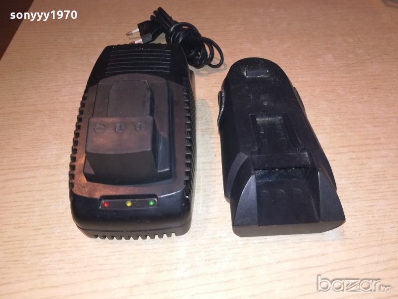 powerplus charger+battery pack-made in belgium, снимка 1