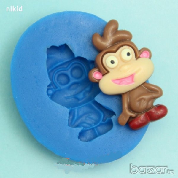 Ботичко маймунката от Дора силиконов молд форма декорация торта фондан шоколад и др., снимка 1