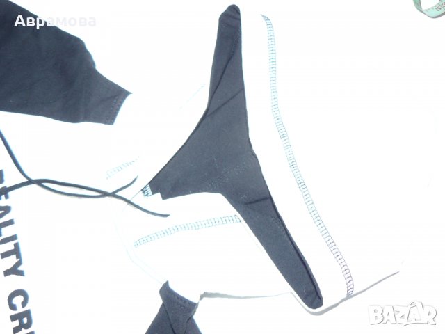 Solution– блуза, тип туника, суитчър в бяло и черно – 8 години, снимка 3 - Детски Блузи и туники - 24057421