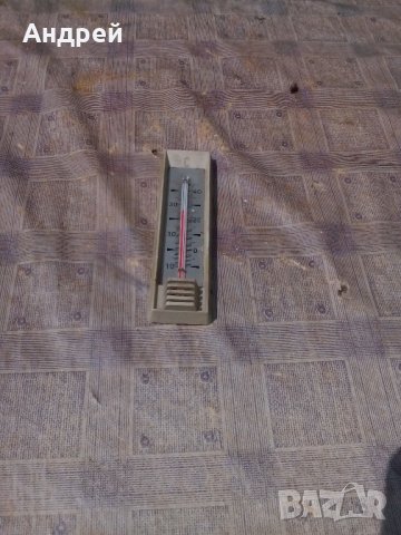 Стар стаен термометър, снимка 1 - Антикварни и старинни предмети - 21887736