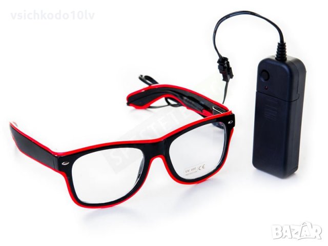 LED Светещи  очила за парти, снимка 2 - Слънчеви и диоптрични очила - 25944983