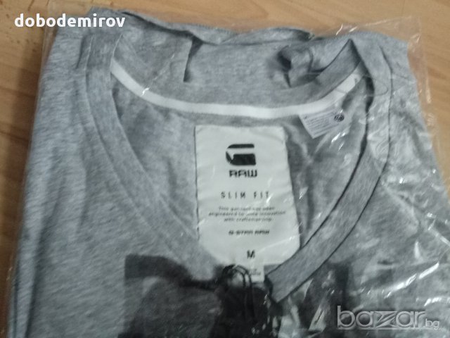 Нова тениска G-Star RAW Phili Slim T-Shirt, оригинал, снимка 6 - Тениски - 17083318