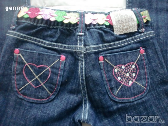 2лв!Разпродажба:Готини момичешки дънки с подарък красив колан! Отлични!, снимка 3 - Детски панталони и дънки - 9680977