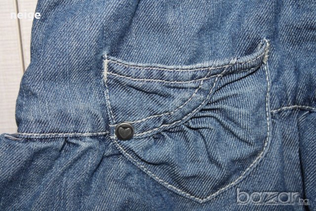 Нов сладък дънков сукман с волани (4-5 г), снимка 6 - Детски панталони и дънки - 19573558