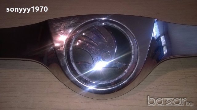 Skoda-маска с емблема-нова 79х11.5см-внос швеицария, снимка 5 - Аксесоари и консумативи - 18587261