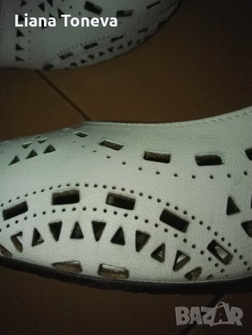 Бели летни обувки, снимка 7 - Дамски обувки на ток - 25212068