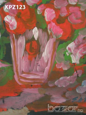Картина натюрморт, (маслени бои, фазер) , снимка 2 - Картини - 14559713