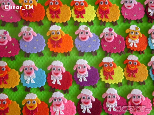 Фигурки от филц за декорация, снимка 4 - Други - 9304954