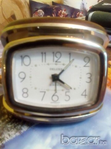 Немски механичен работещ часовник Deluxe, снимка 1 - Антикварни и старинни предмети - 21040750