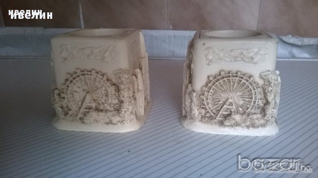 два свещници-виена, снимка 3 - Антикварни и старинни предмети - 14768411