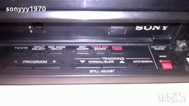 sony slv-373vp video recorder-made in france-внос швеицария, снимка 6 - Плейъри, домашно кино, прожектори - 24058660