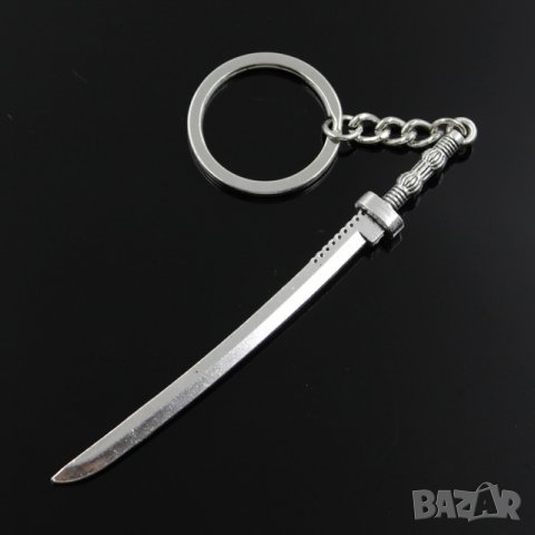🗡️ Самурай Меч Катана - 100% реалистичен ключодържател. 100% реален. Сребърен
